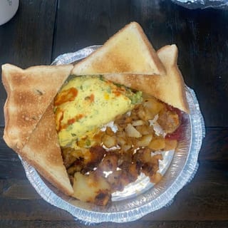 Broccoli Cheddar Omelette