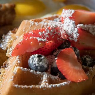 Fresh Blueberry Waffle