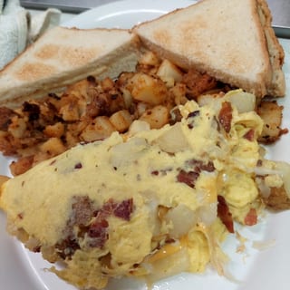 Baked Potato Omelette