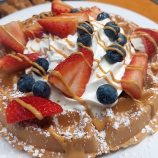 Peanut Butter & Jelly Waffle