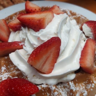 Fresh Strawberry Waffle