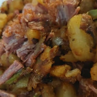 Side Homemade Corned Beef Hash